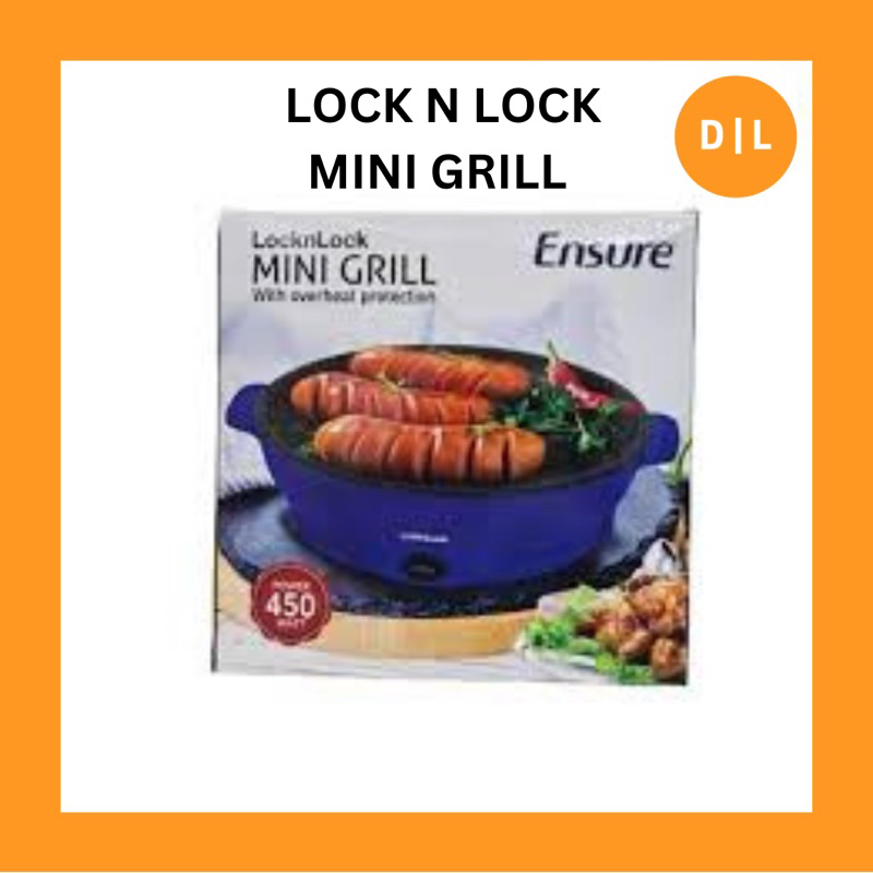 LOCK N LOCK MINI GRILL / ALAT PANGGANG BAKAR / LOCKNLOCK HEMAT LISTRIK