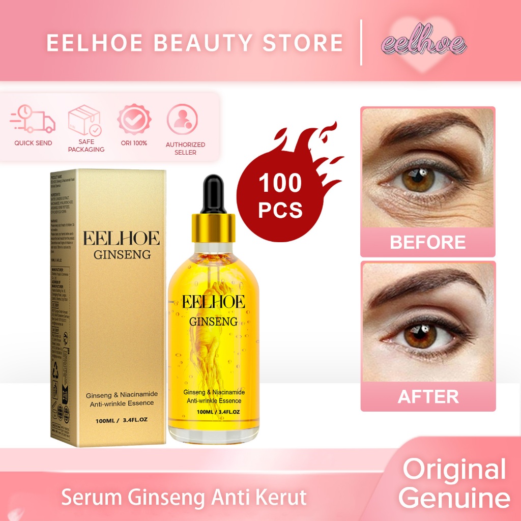 Grosir EELHOE Ginseng Serum 100ml Serum Ginseng Anti Kerut/Serum Ginseng Glowing/Serum Ginseng Esens