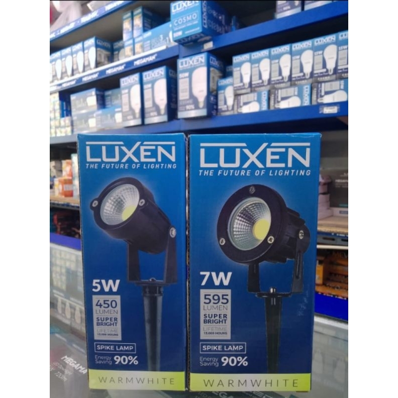 lampu tembak taman luxen 5 watt dan 7 watt