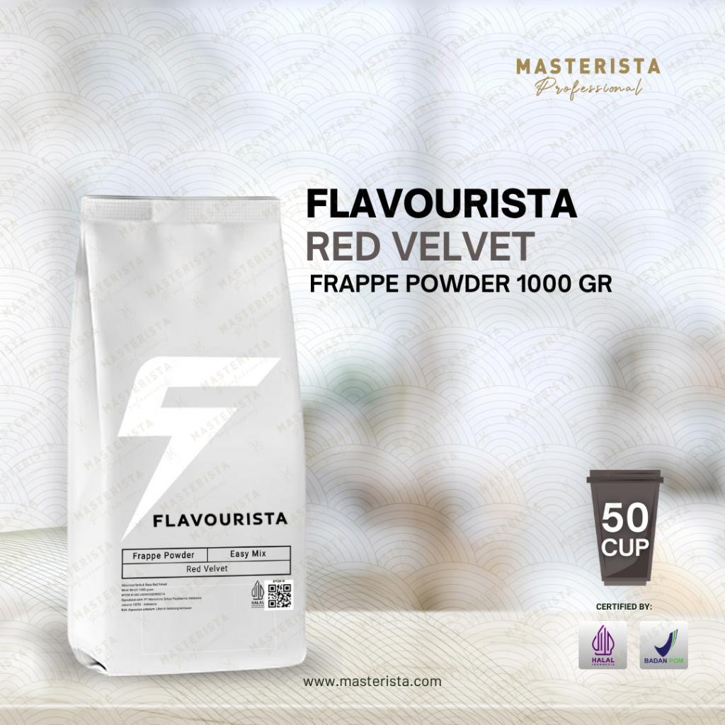 

Flavourista Bubuk Minuman Murah Rasa Red Velvet / Red Velvet Powder 1000 gram