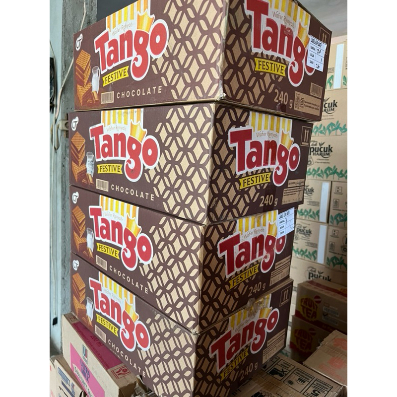 

FREE ONGKIR !!! TANGO FESTIVE WAFER COKELAT 1 KALENG @240GR