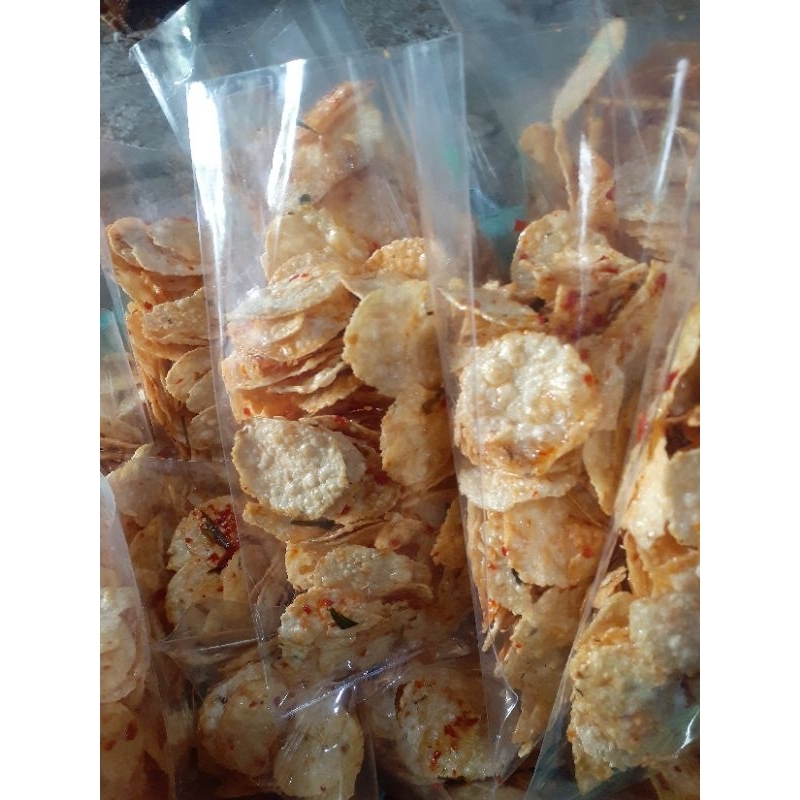 

emping singkong gurih pedas manis 120 gram