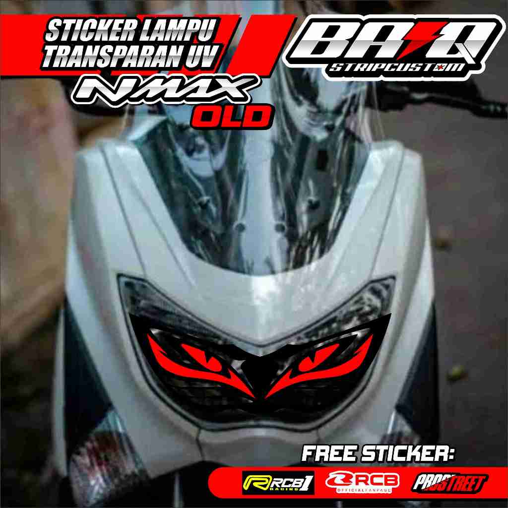 05 STICKER LAMPU ALIS DEPAN NMAX OLD - STICKER LAMPU ALIS DEPAN NMAX OLD MOTIF ABSTRAK
