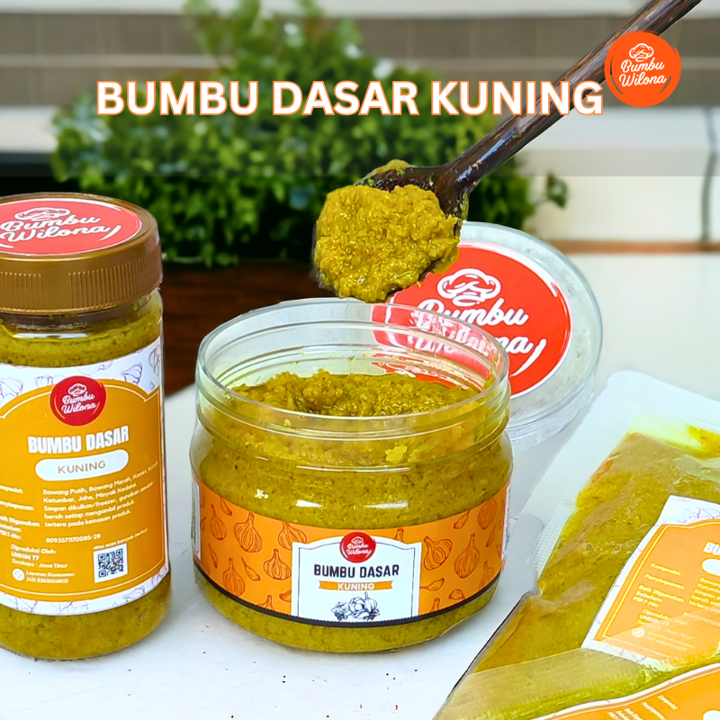 

BUMBU DASAR KUNING INSTAN UNTUK MEMASAK HOMEMADE NON MSG 200g