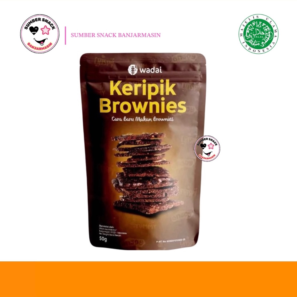 

Wadai Keripik Brownies (50g) (4 Varian Rasa)