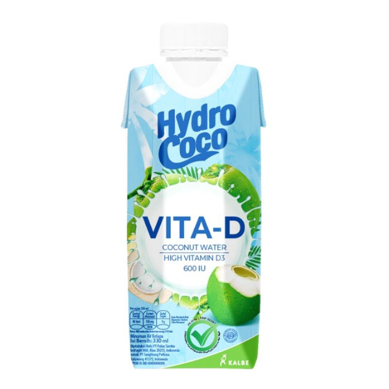 

Hydro coco vita - D minuman air kelapa 330 ml