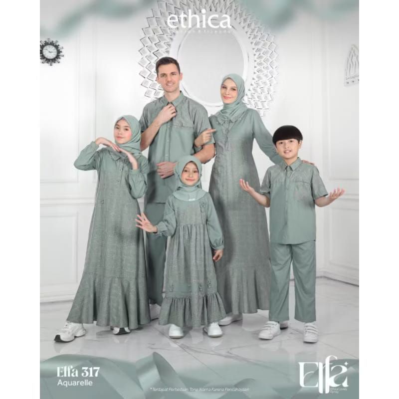 Ethica Sarimbit 2025 Elfa 317 Aquarelle / Ayumi Aquarelle / Sarimbit Ethica Terbaru