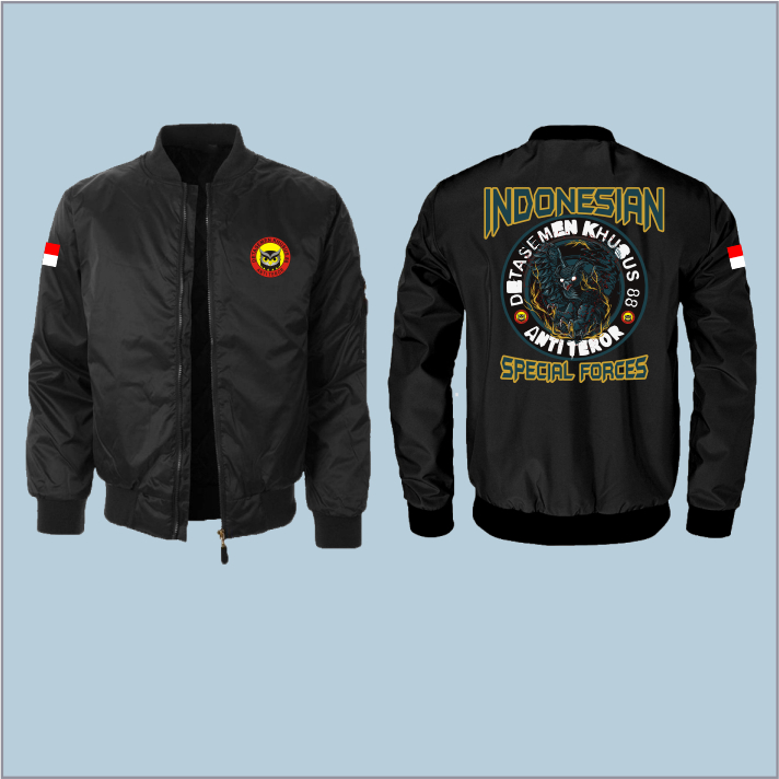 jaket densus 88 bomber terbaru/detasemen khusus