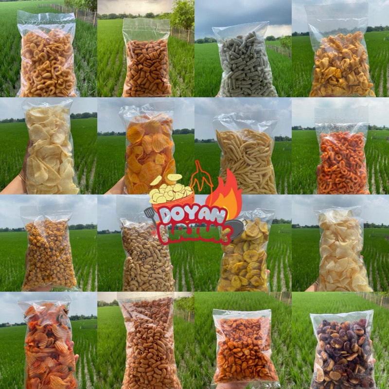 

Aneka Snack TERLENGKAP Cemilan serba 6rb 100gram Pedas Manis Asin Renyah