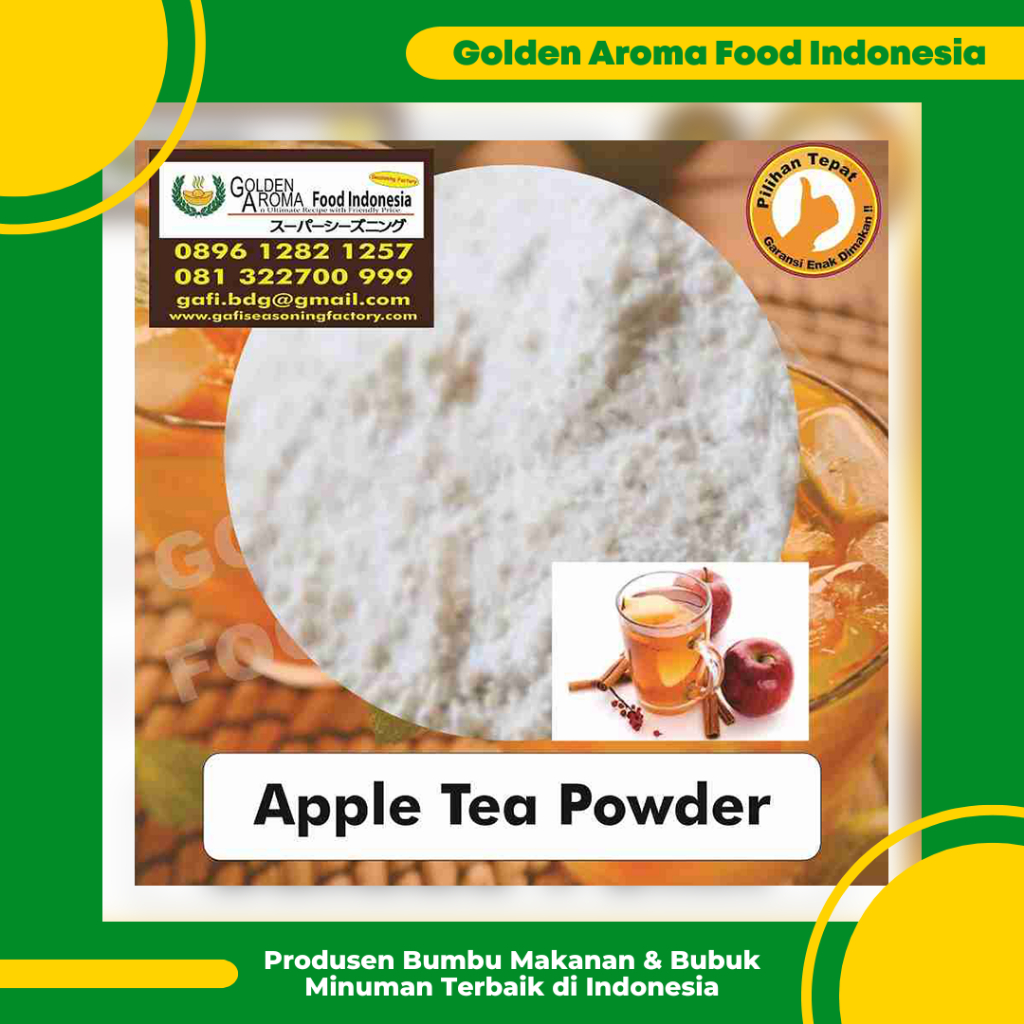 

Bubuk Apple Tea 1 Kg Teh Apel Powder Serbuk Teh Enak Murah Halal Aman Halal Terbaik GAFI