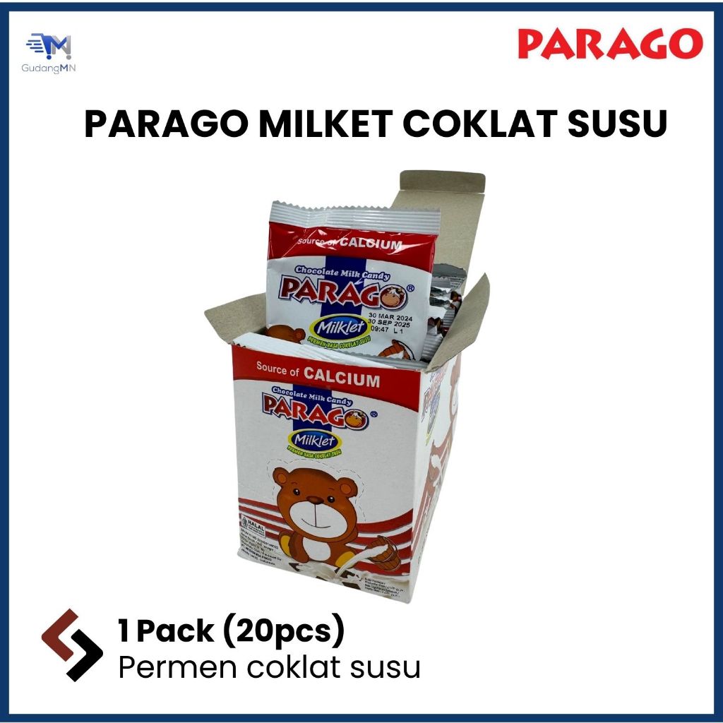 

Parago Milklet | Permen Susu Coklat