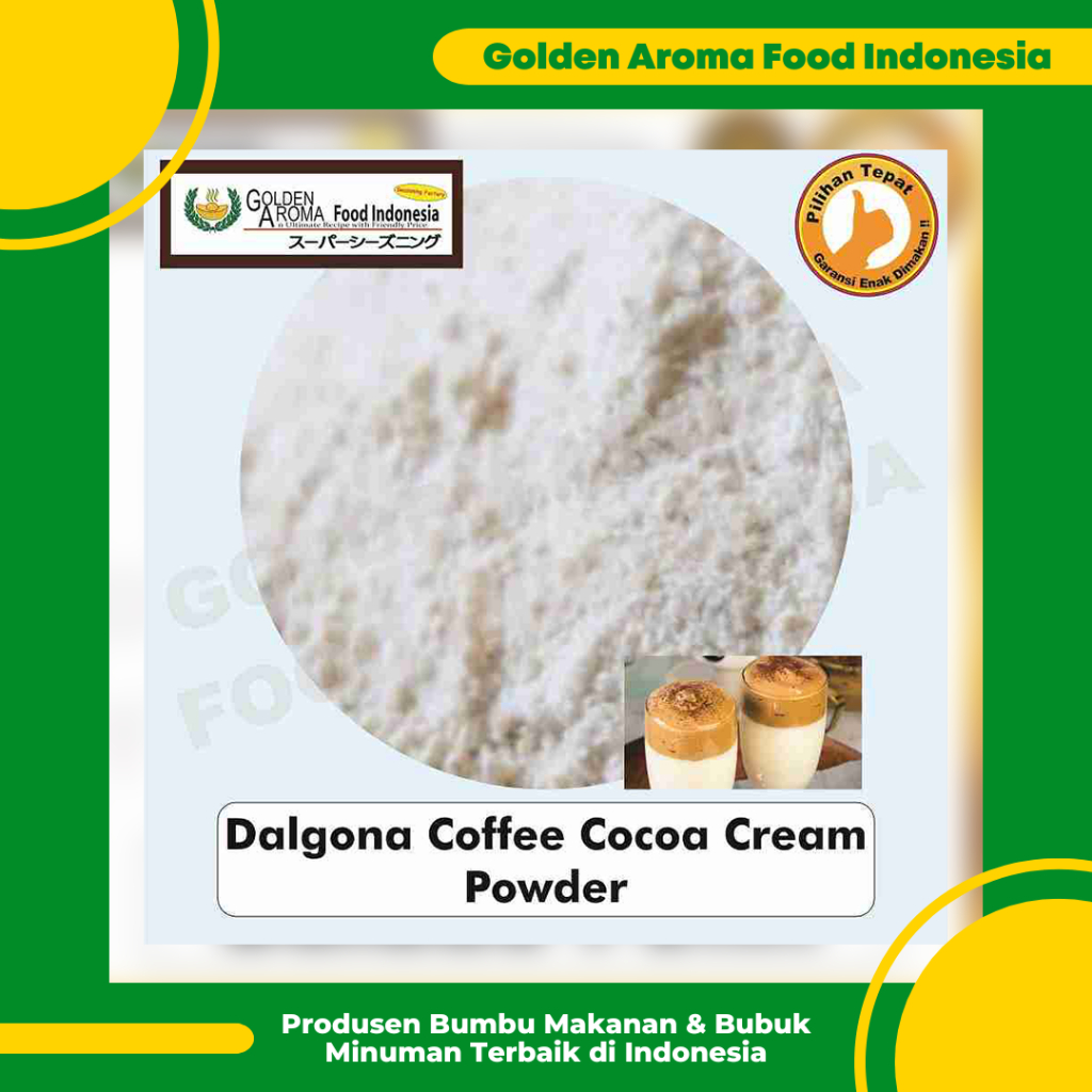 

Dalgona Coffee Cocoa Cream Powder 1 Kg Bubuk Dalgona Coffee Cocoa Cream Foam Powder 1Kg Murah GAFI