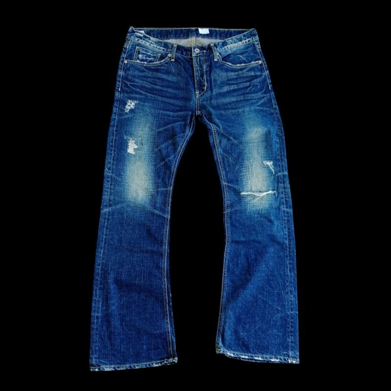 CELANA JEANS PRIA MINI BREND RIPPED GOBER