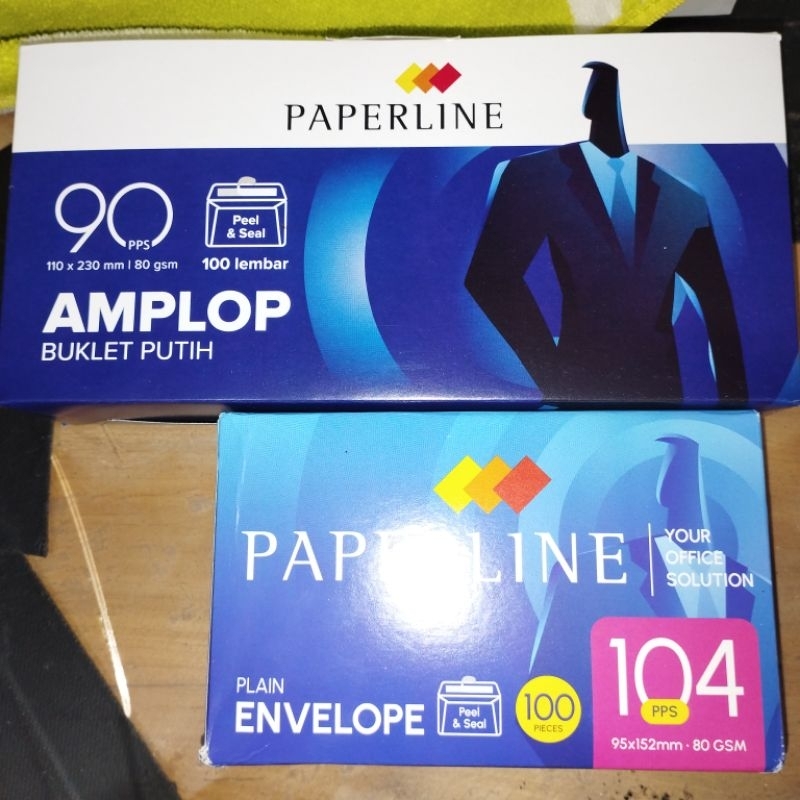 

Amplop putih polos Paperline 80 gsm 90 104