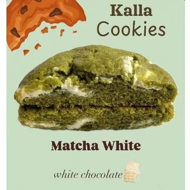 

Soft cookies varian MATCHA WHITE