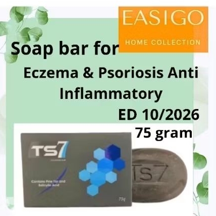 TS7 ECZEMA SOAP BAR 75 GRAM