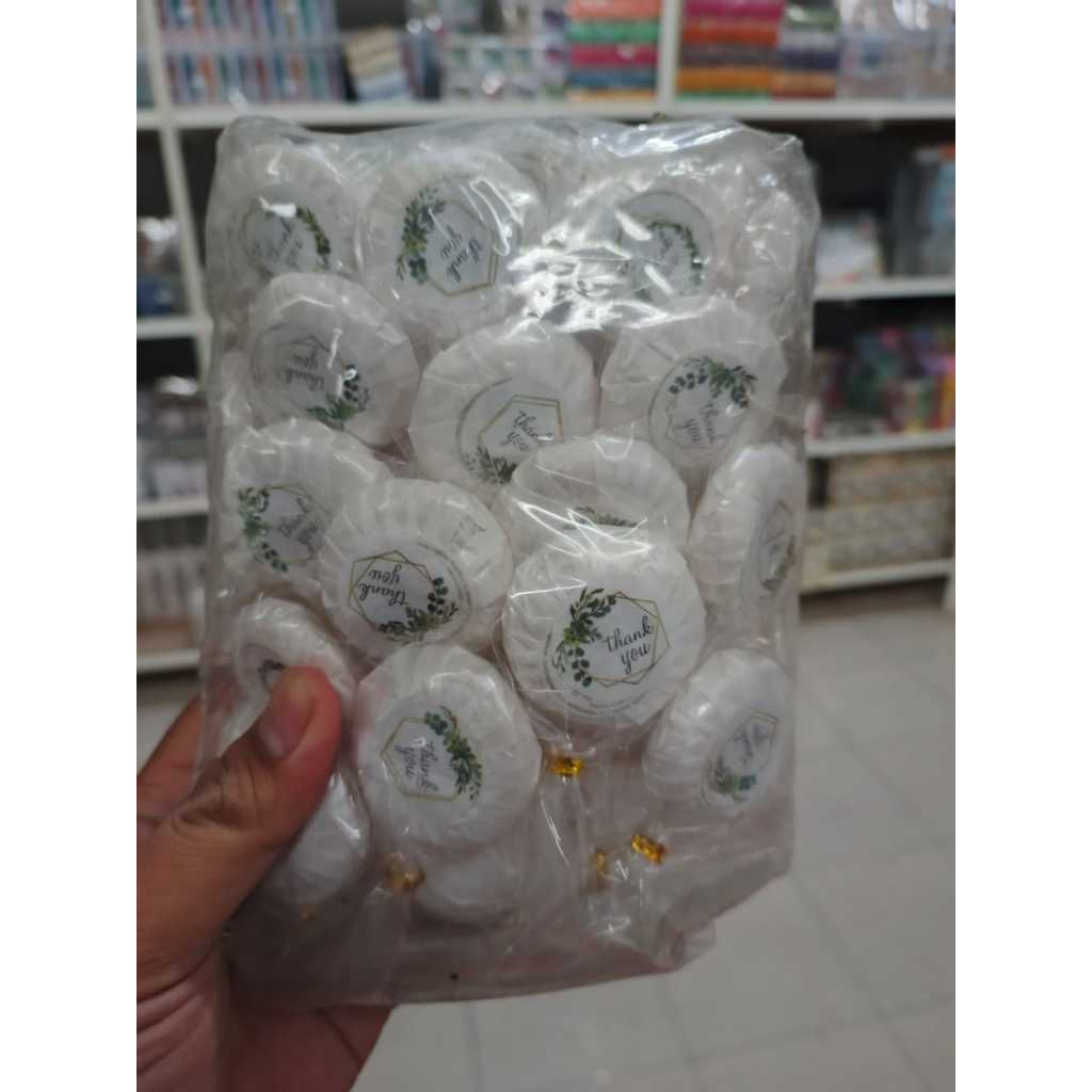 Souvenir Soap Bar / Souvenir Sabun Murah Kemas Tile 1pack isi 10 pcs