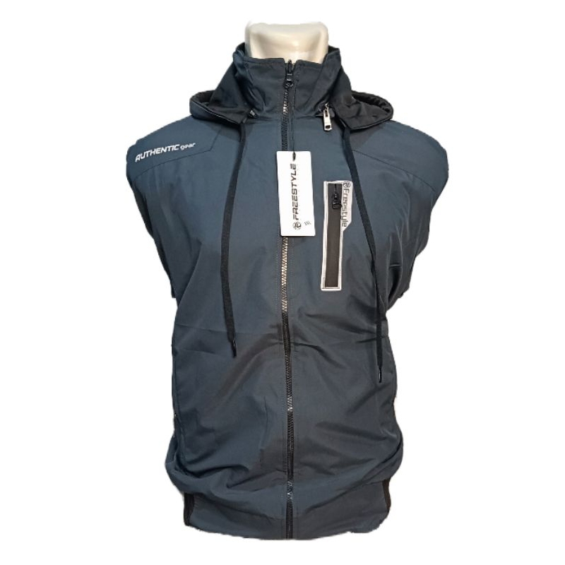Jaket bolak balik anti angin jaket freestyle pria jaket wanita warna abu