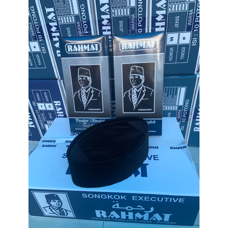 peci songkok rahmat hitam