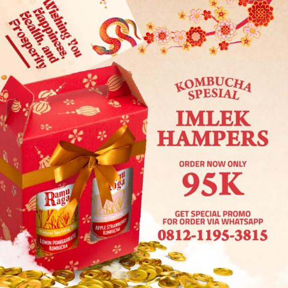

Hampers Imlek / Chinese New Year - 1 Botol Kombucha 1 liter⁣