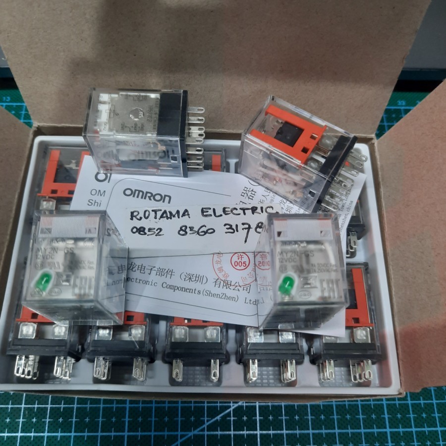 RELAY OMRON MY2N-GS 12VDC RELAY MY2N 12VDC RELAY MY2 12VDC ORIGINAL