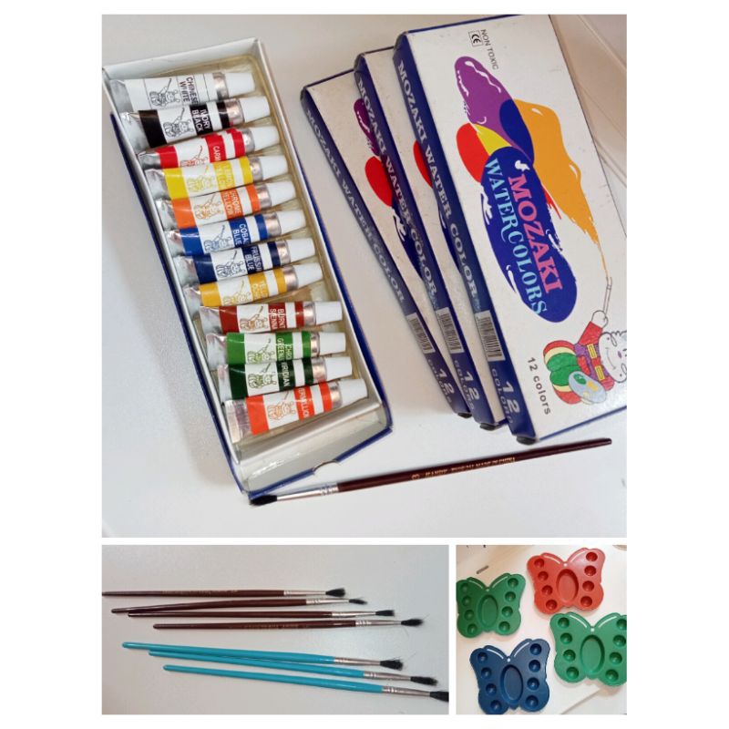 

Alat Melukis Water Color Cat Air Palet Kuas No.3 Kuas No.5