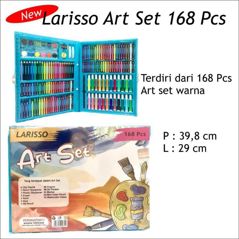 

Larisso Art Set 150pcs, 168pcs