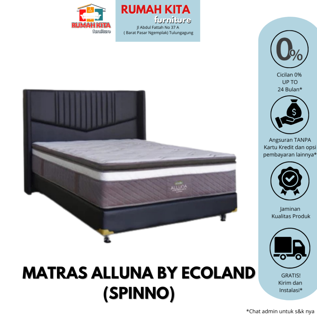 MATRAS SPRINGBED ECOLAND BY SPINNO ALLUNA