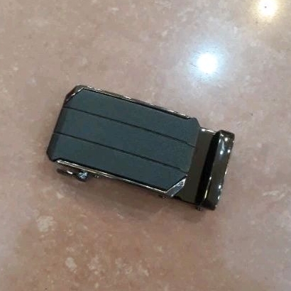 kepala gesper polos rel 3cm kepala ikat pinggang import