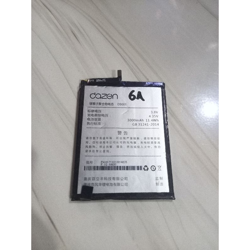 BATRE BATERAI DAZEN 6A ORI