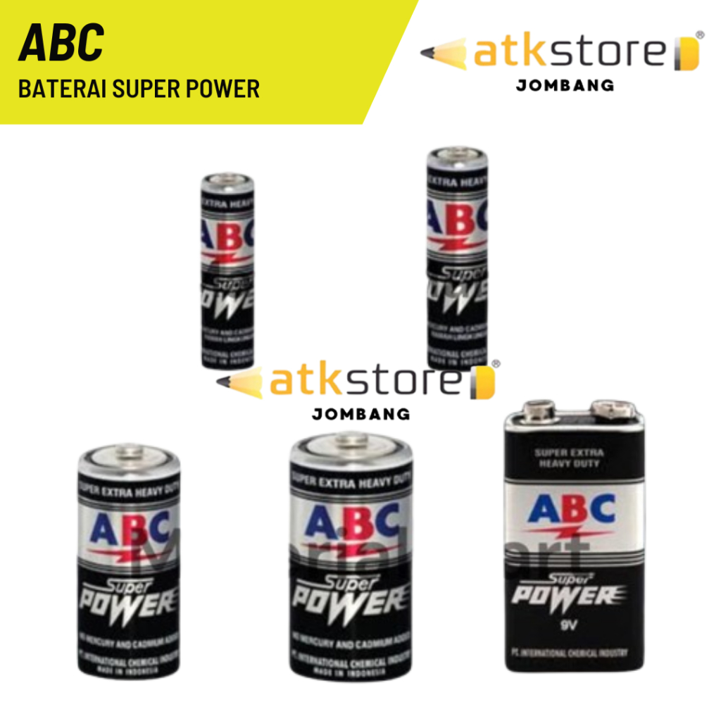 Batre ABC Super Power / Baterai ABC AA / ABC Baterai Super Power