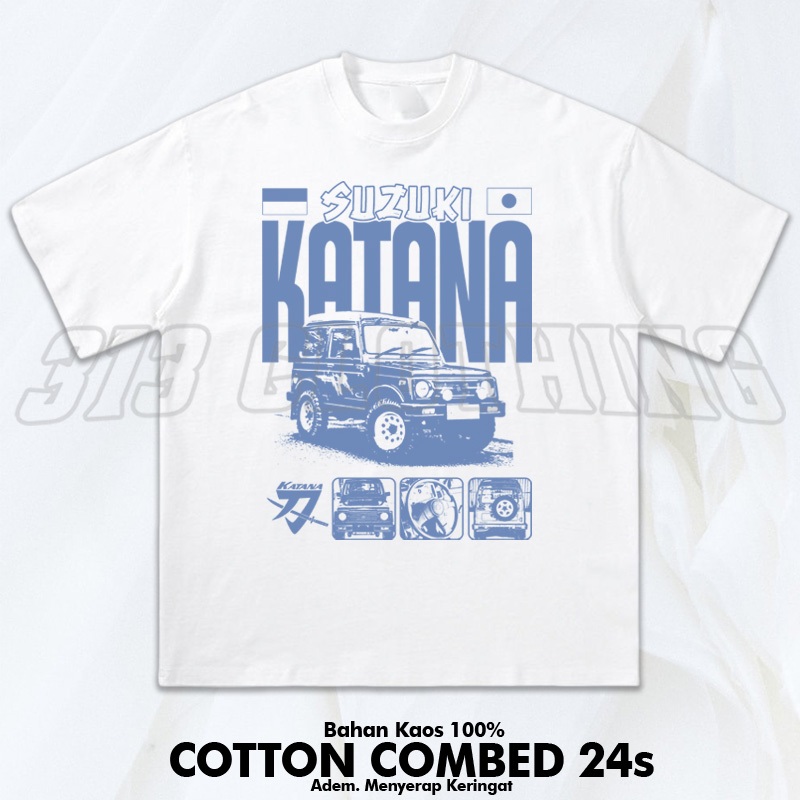 T-Shirt Kaos Jimny Suzuki Katana / Kaos Baju Suzuki Katana Jimny Treshold
