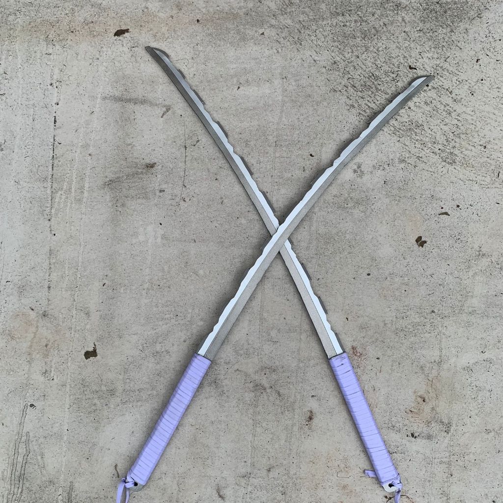 Inosuke Dual Sword Kimetsu No Yaiba For Cosplay