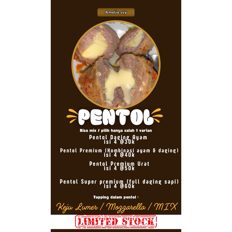 

Isi 4ps PENTOL MOLORRR ISI 4pcs DAPOER M.A BY.Amelia svy