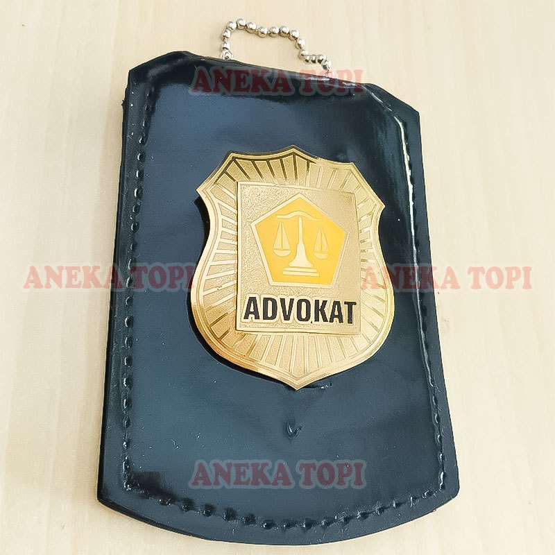 Dompet KTA Advokat Dompet Lencana KTA Logo Advokat Dompet Lencana Kalung Advokat - Aneka Topi