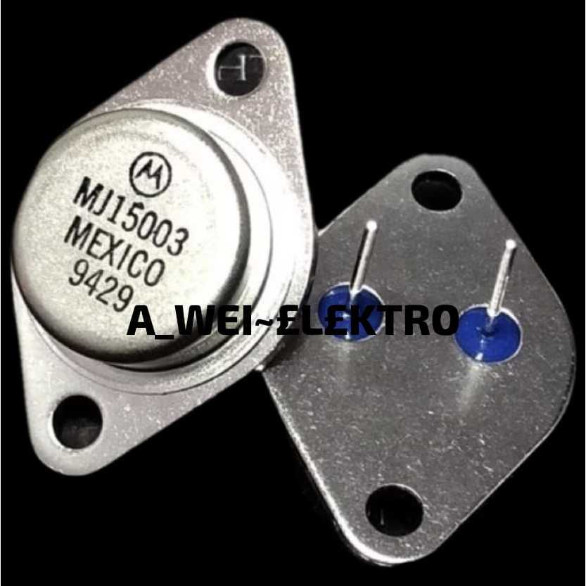 TR TRANSISTOR FINAL JENGKOL MJ15003/15004 MJ 15003 15004 MEXICO ORIGINAL ASLI