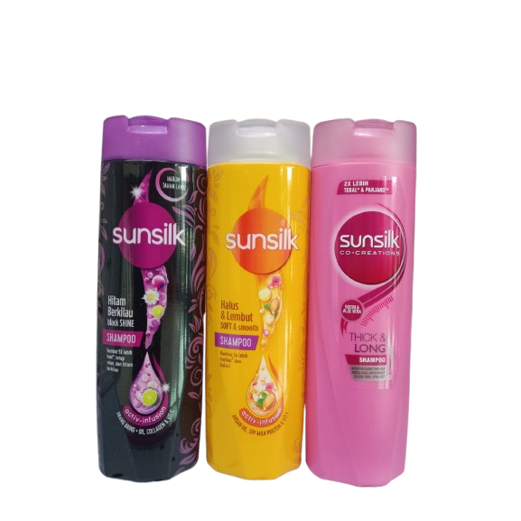 SUNSILK SHAMPO HITAM/KUNING/PINK