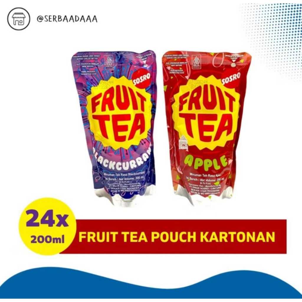 

FRUIT TEA POUCH ISI 24 PCS - Fruit Tea Pouch | Isi 24 @ 200 Ml