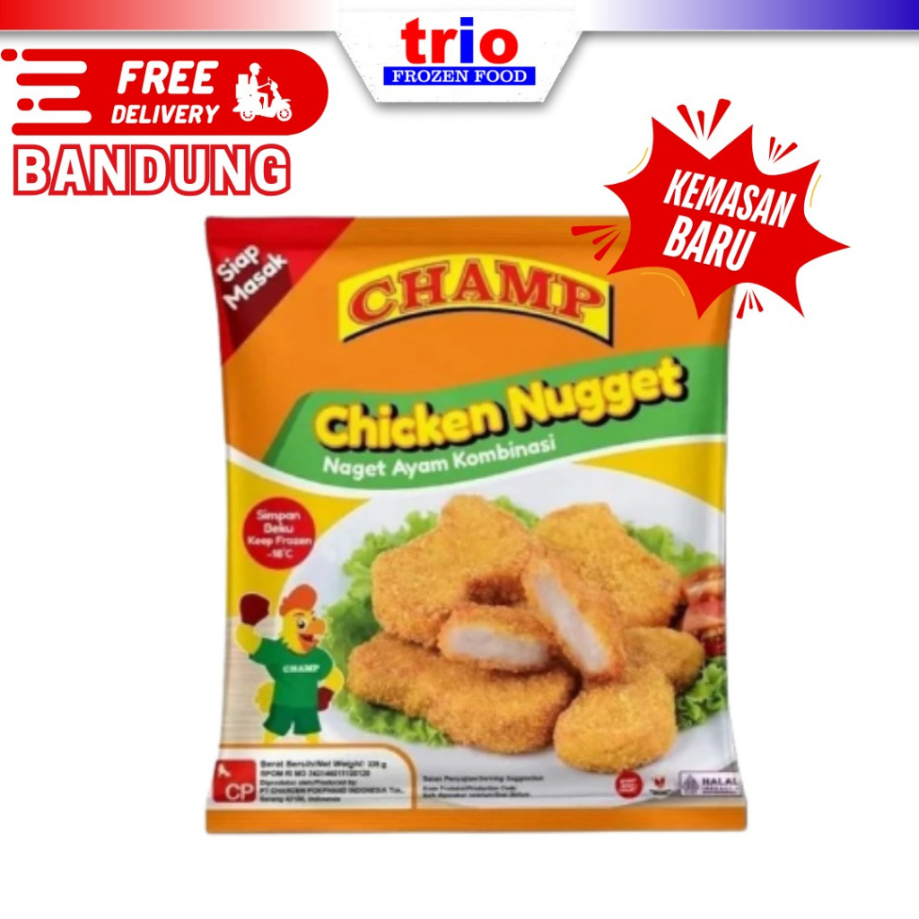 

Champ Chicken Nugget / Nuget Ayam 225GR