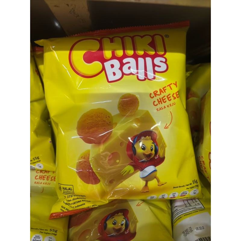 

Chiki Snack Balls Cheese 55gr/pack