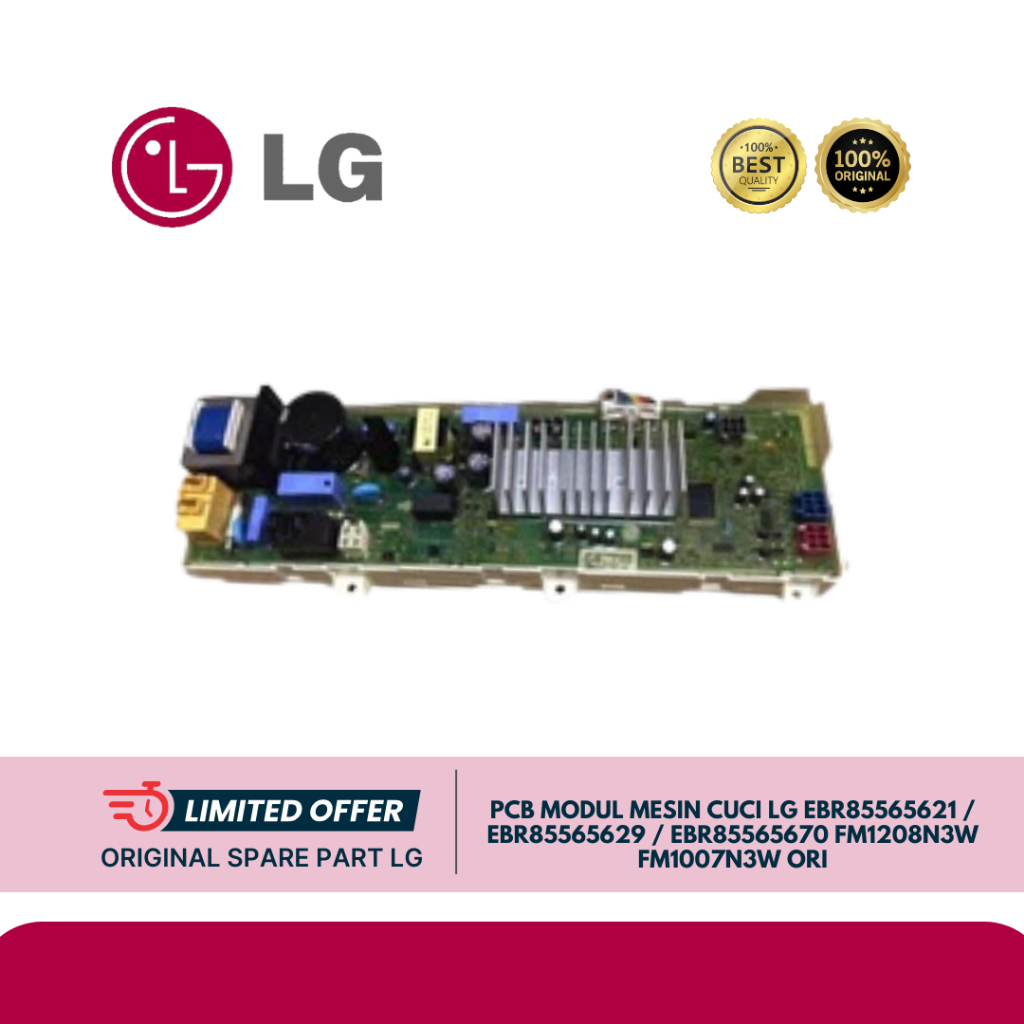 PCB MODUL MESIN CUCI LG EBR85565621 / EBR85565629 / EBR85565670 FM1208N3W FM1007N3W ORI