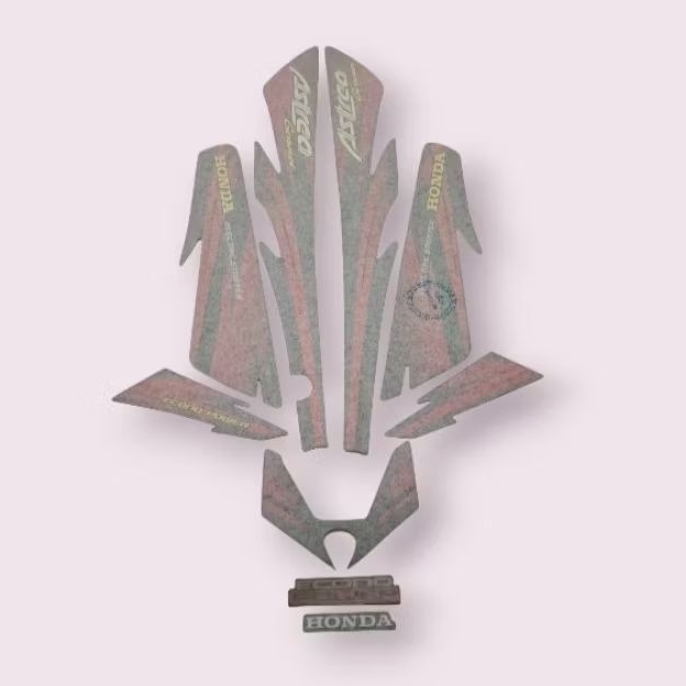 Striping Sticker Stiker Lis Body Honda Astrea Grand 97 Tahun 1997 Original