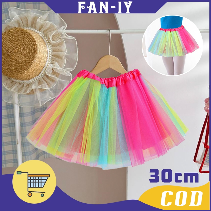 Rok Pesta Anak Rok Rainbow Anak Rok Pelangi Rok Ultah Anak Rok Jala