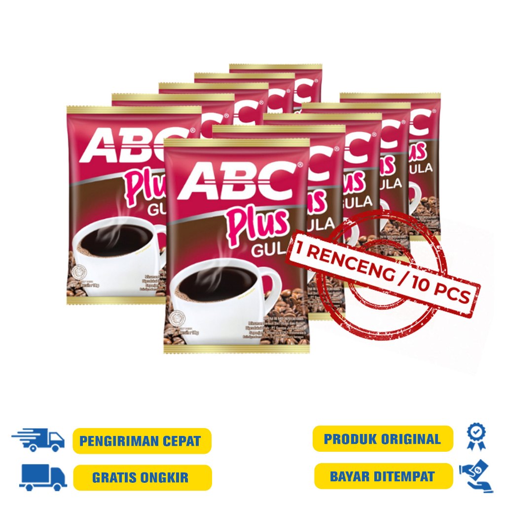 

ABC Kopi Plus Gula Sachet 10'S/Kopi Instant