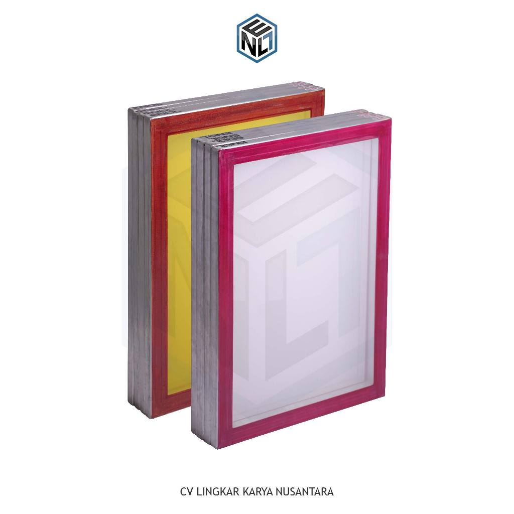 Pusat Produksi Screen Alumunium | Screen Alumunium Sablon Kaos 40x60  Kain T (Mesh) : T12, T54, T61,