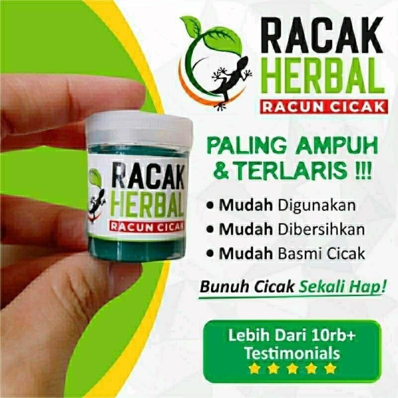 RACAK RACUN CICAK AMPUH HERBAL TIDAK BERBAU