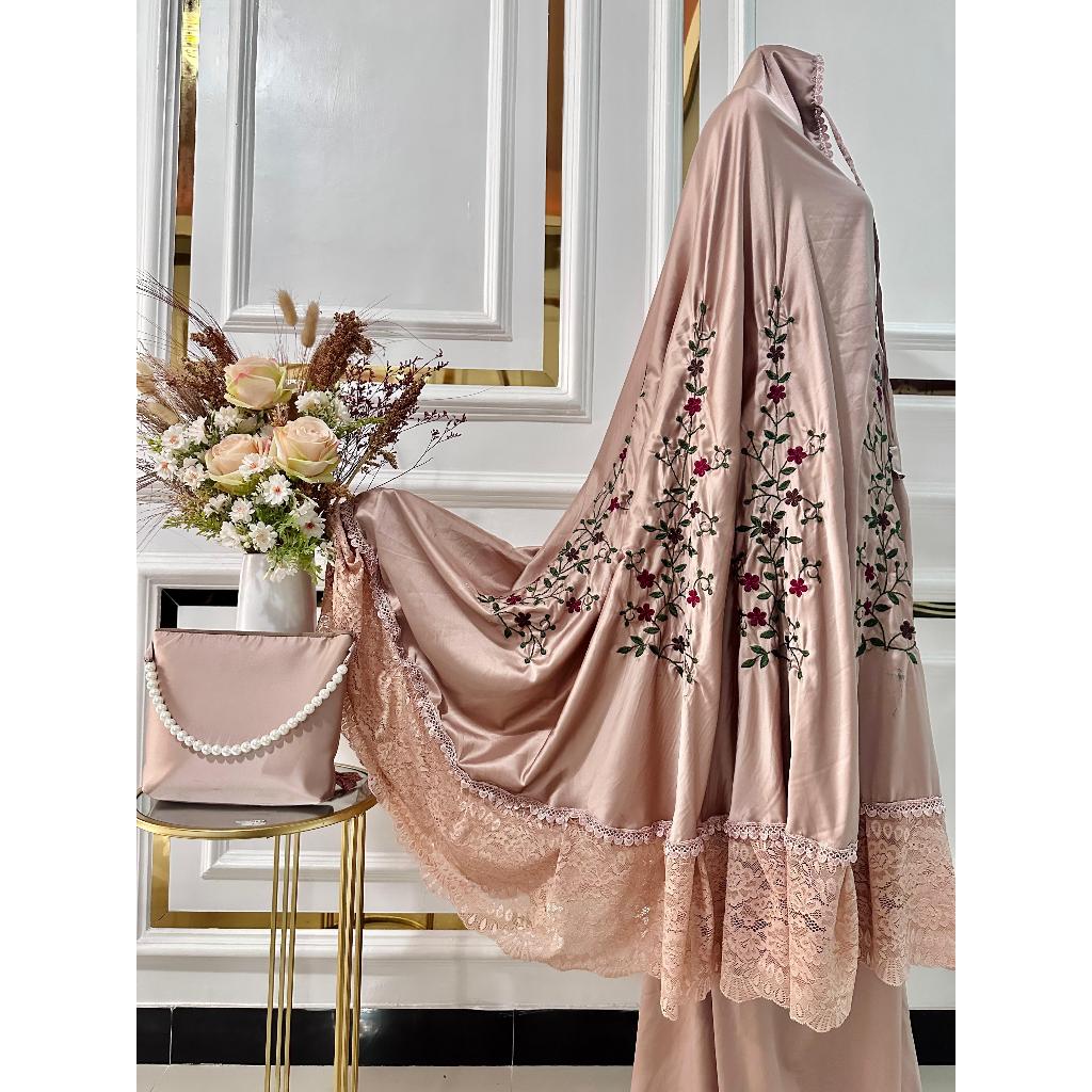 Mukena Attaya Bordir 2in1