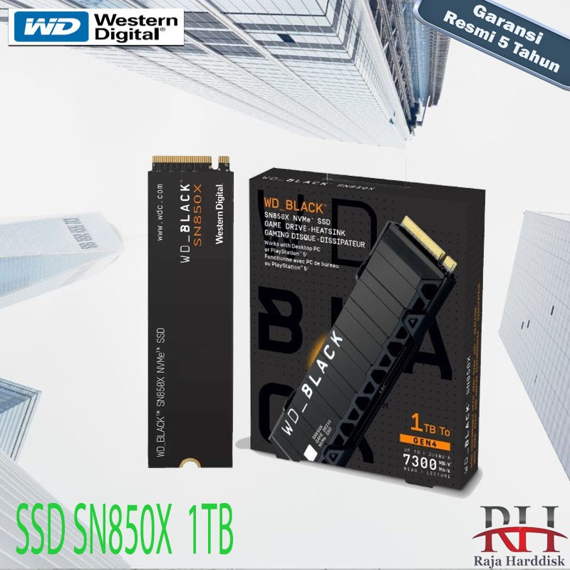 WD Black SSD SN850X M.2 Pcie Gen4 Nvme 2280 1TB - WD Black M2 1 TB