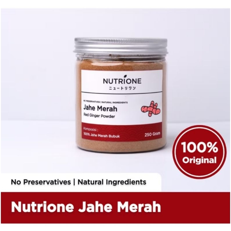 

Jahe Merah Bubuk 100% murni 250gr Nutrione