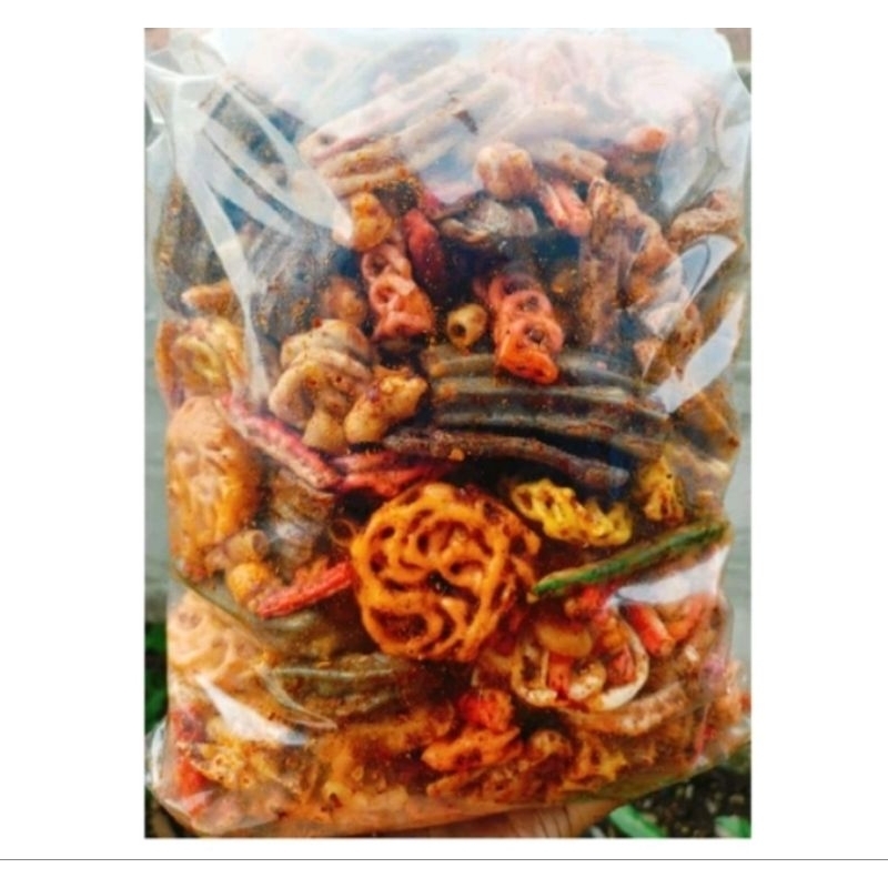 

Seblak kerupuk Mix/campur pedas isi 500gram